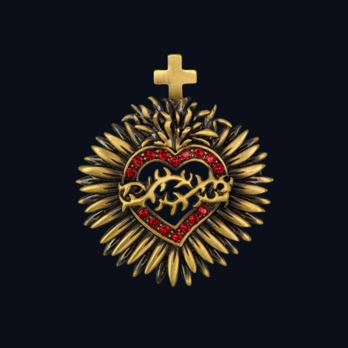 Colgante corazón Jesús ADCO104